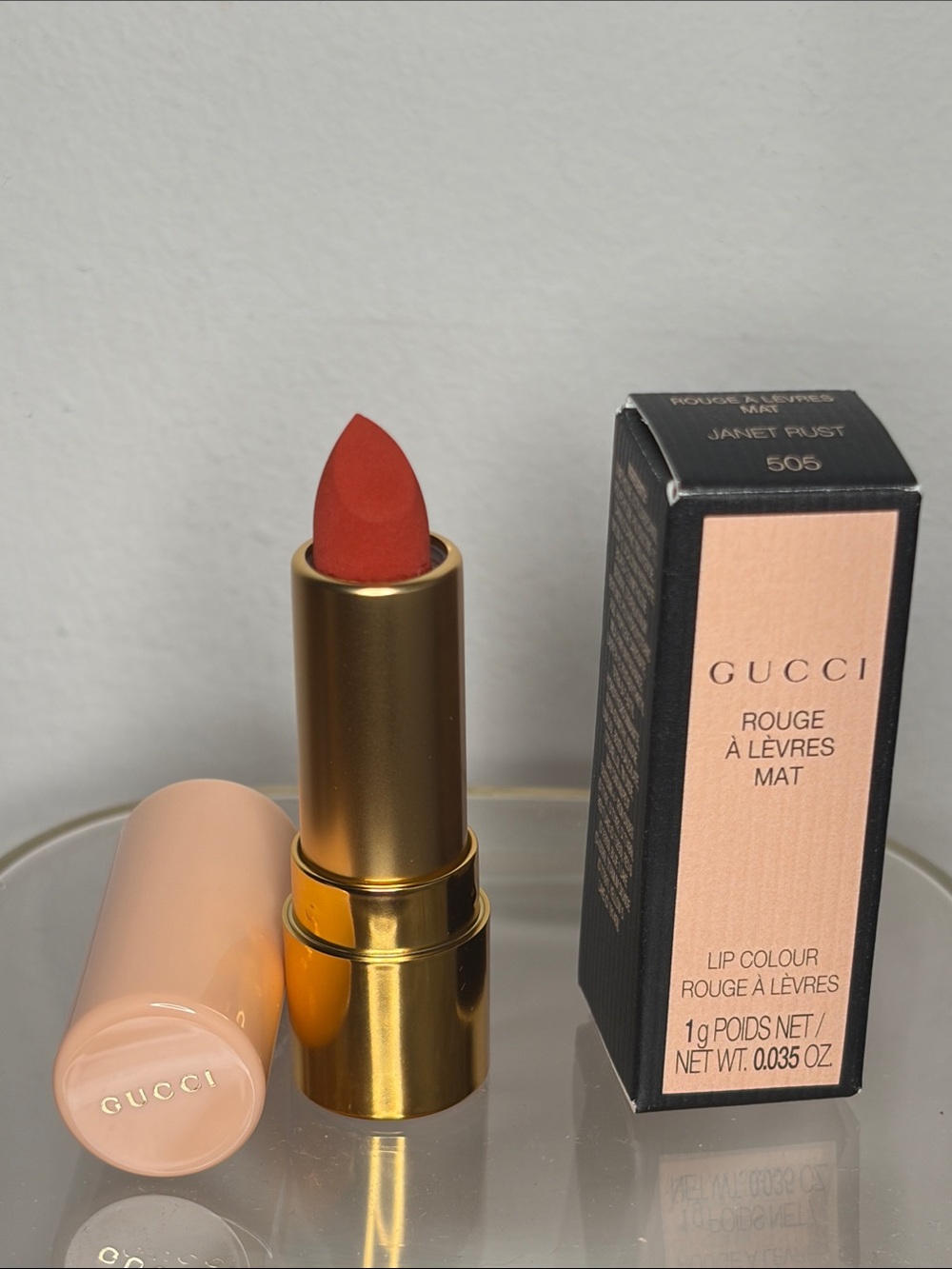 Gucci Matte Lipstick in Janet Rust (505)